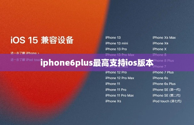 iphone6plus最高支持ios版本