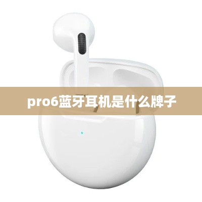 pro6蓝牙耳机是什么牌子  第1张