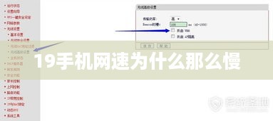 19手机网速为什么那么慢  第1张