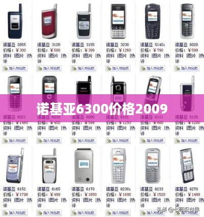 诺基亚6300价格2009