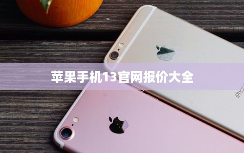 苹果手机13官网报价大全  第1张