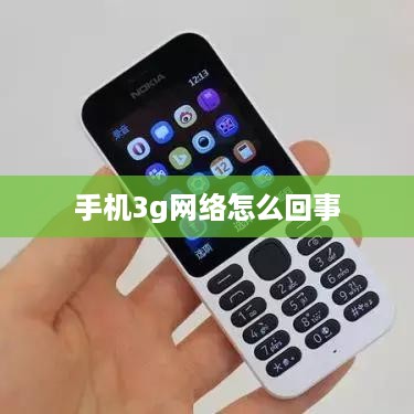 手机3g网络怎么回事