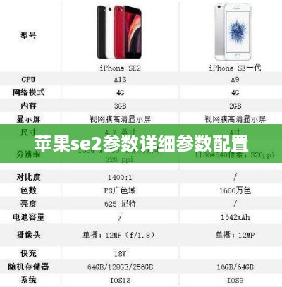 苹果se2参数详细参数配置  第1张