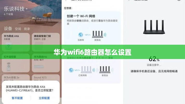 华为wifi6路由器怎么设置