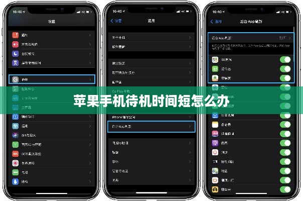 苹果手机待机时间短怎么办