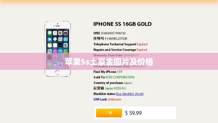 苹果5s土豪金图片及价格