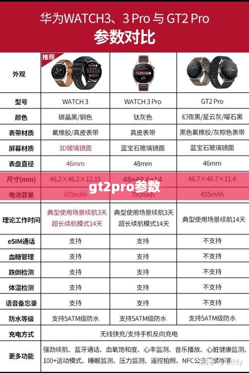 gt2pro参数  第1张