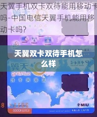 天翼双卡双待手机怎么样
