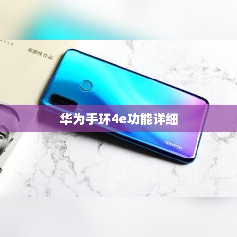 华为手环4e功能详细