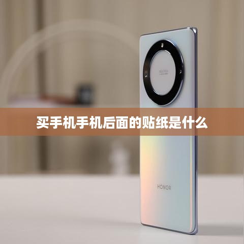 买手机手机后面的贴纸是什么