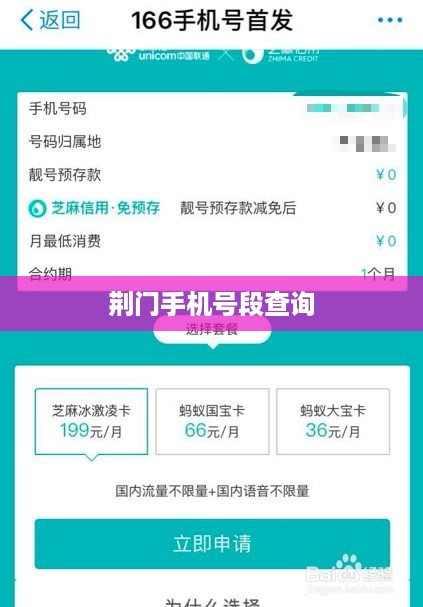 荆门手机号段查询