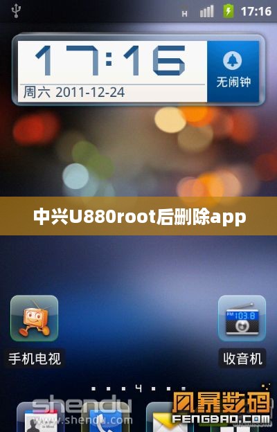 中兴U880root后删除app