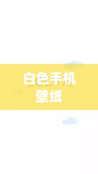 白色手机壁纸