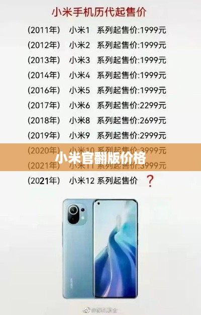 小米官翻版价格