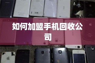 如何加盟手机回收公司