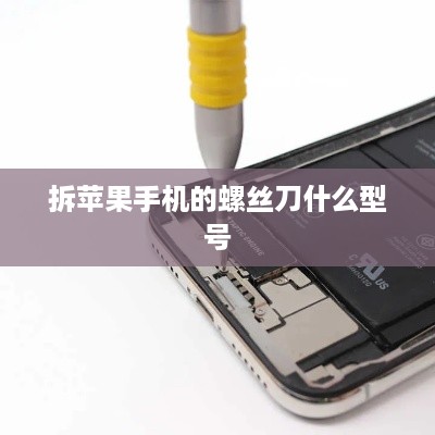 拆苹果手机的螺丝刀什么型号