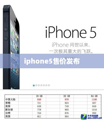iphone5售价发布