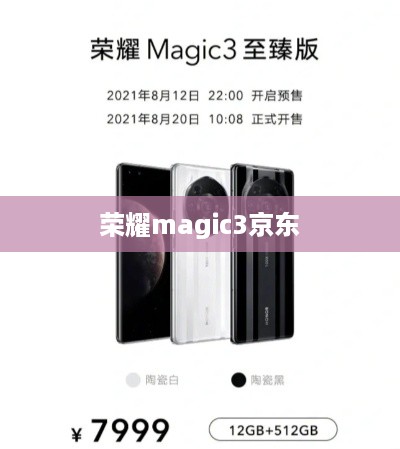 荣耀magic3京东