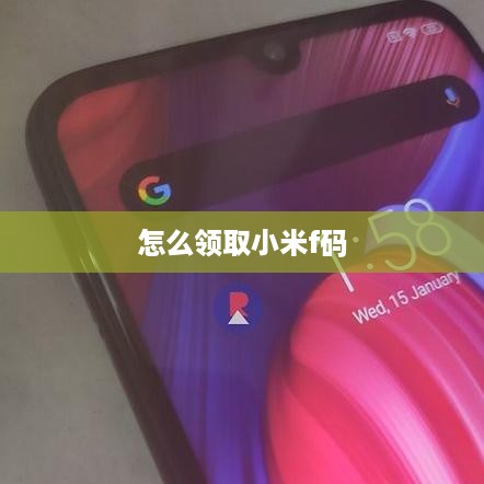 怎么领取小米f码