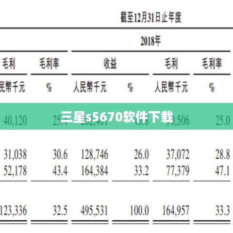 三星s5670软件下载