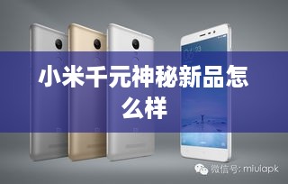 小米千元神秘新品怎么样