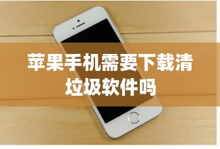 苹果手机需要下载清垃圾软件吗