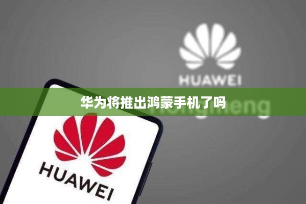 华为将推出鸿蒙手机了吗