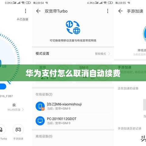 华为支付怎么取消自动续费