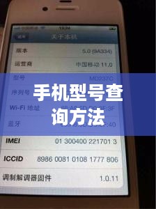 手机型号查询方法