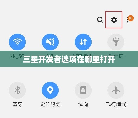 三星开发者选项在哪里打开