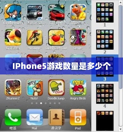 IPhone5游戏数量是多少个
