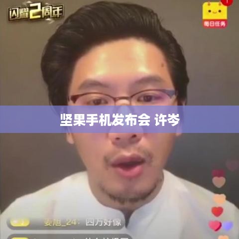 坚果手机发布会 许岑