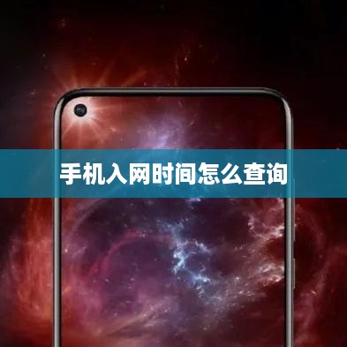 手机入网时间怎么查询