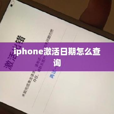 iphone激活日期怎么查询