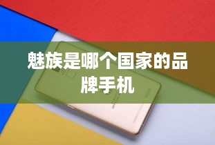 魅族是哪个国家的品牌手机