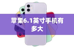 苹果6.1英寸手机有多大