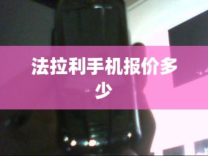 法拉利手机报价多少