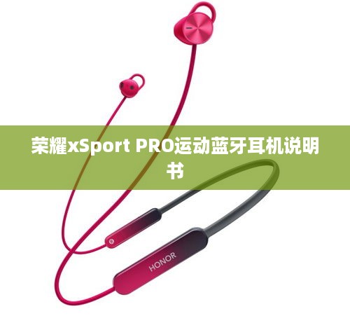 荣耀xSport PRO运动蓝牙耳机说明书