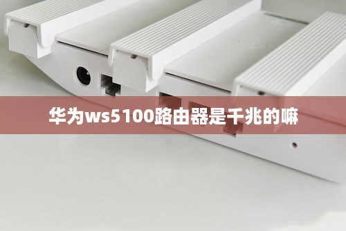 华为ws5100路由器是千兆的嘛  第1张