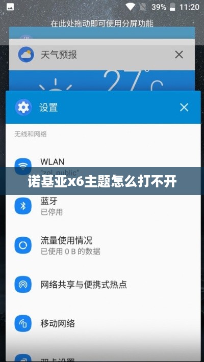 诺基亚x6主题怎么打不开