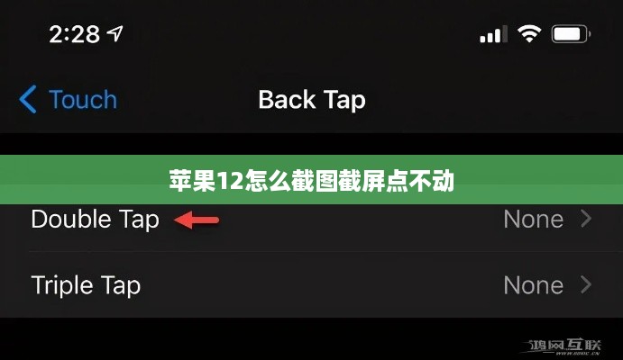 苹果12怎么截图截屏点不动
