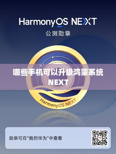 哪些手机可以升级鸿蒙系统NEXT
