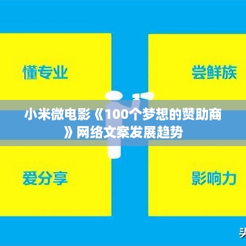 小米微电影《100个梦想的赞助商》网络文案发展趋势