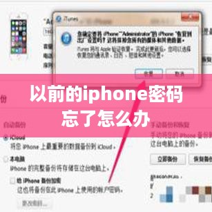 以前的iphone密码忘了怎么办