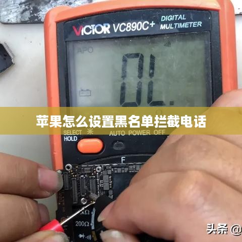 苹果怎么设置黑名单拦截电话