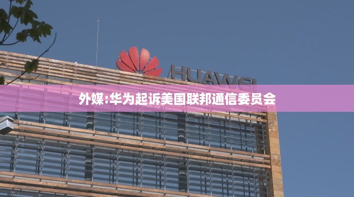 外媒:华为起诉美国联邦通信委员会  第1张