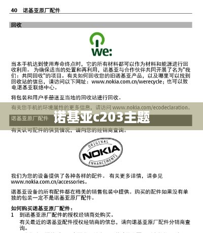 诺基亚c203主题