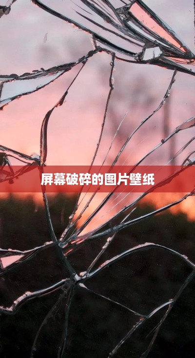 屏幕破碎的图片壁纸