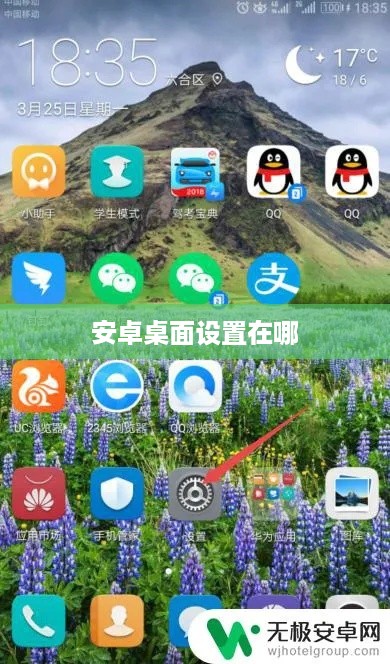 安卓桌面设置在哪