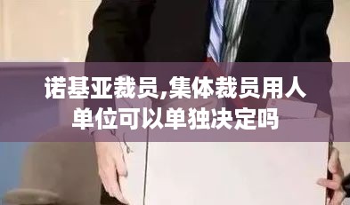 诺基亚裁员,集体裁员用人单位可以单独决定吗